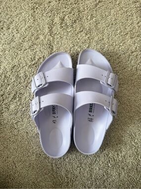 Birkenstock Purple Arizona Double-Strap Sandals